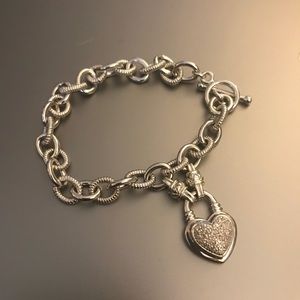 Silver Chainlink Charm Bracelet